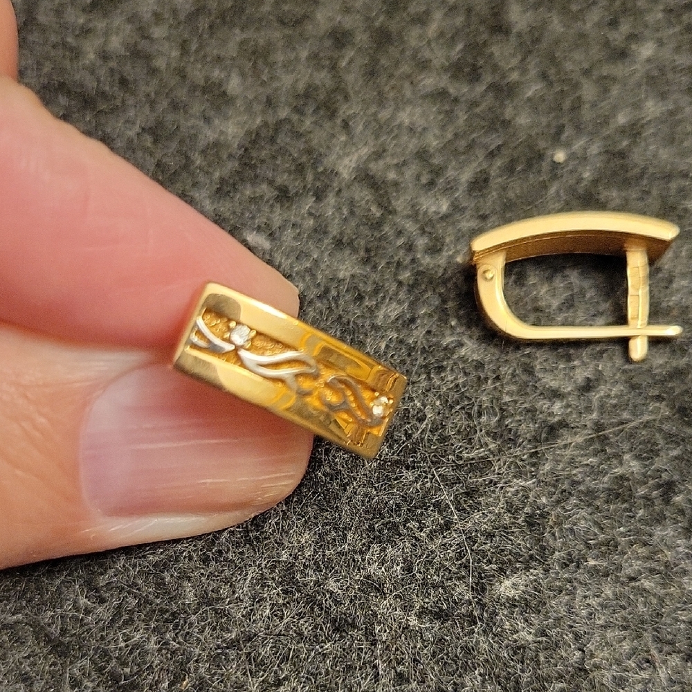 Gold Clip-On Earrings